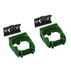 Toolflex One-size-fits-all, Click-n-go Tool Holder with Wall Adapter, Green, 2PK TF2-6